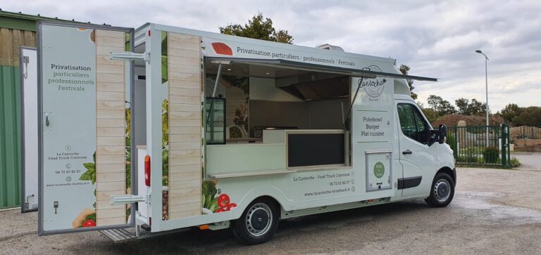 Aménagement complet food truck La Cantoche en Bretagne 2