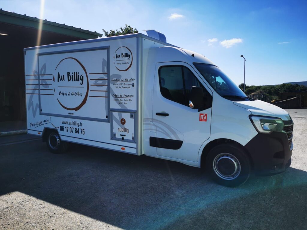 Aménagement food truck Au Billig - Crêpes et galettes 1